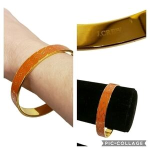 Orange Bangle Bracelet J. Crew Perfect For Fall